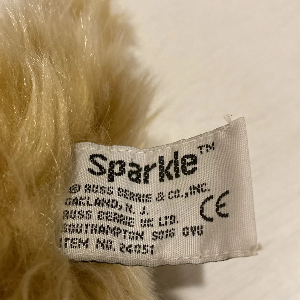 Russ Sparkle Yorkshire Terrier Dog Plush Stuffed Animal Gilda Worldwide Club 8”